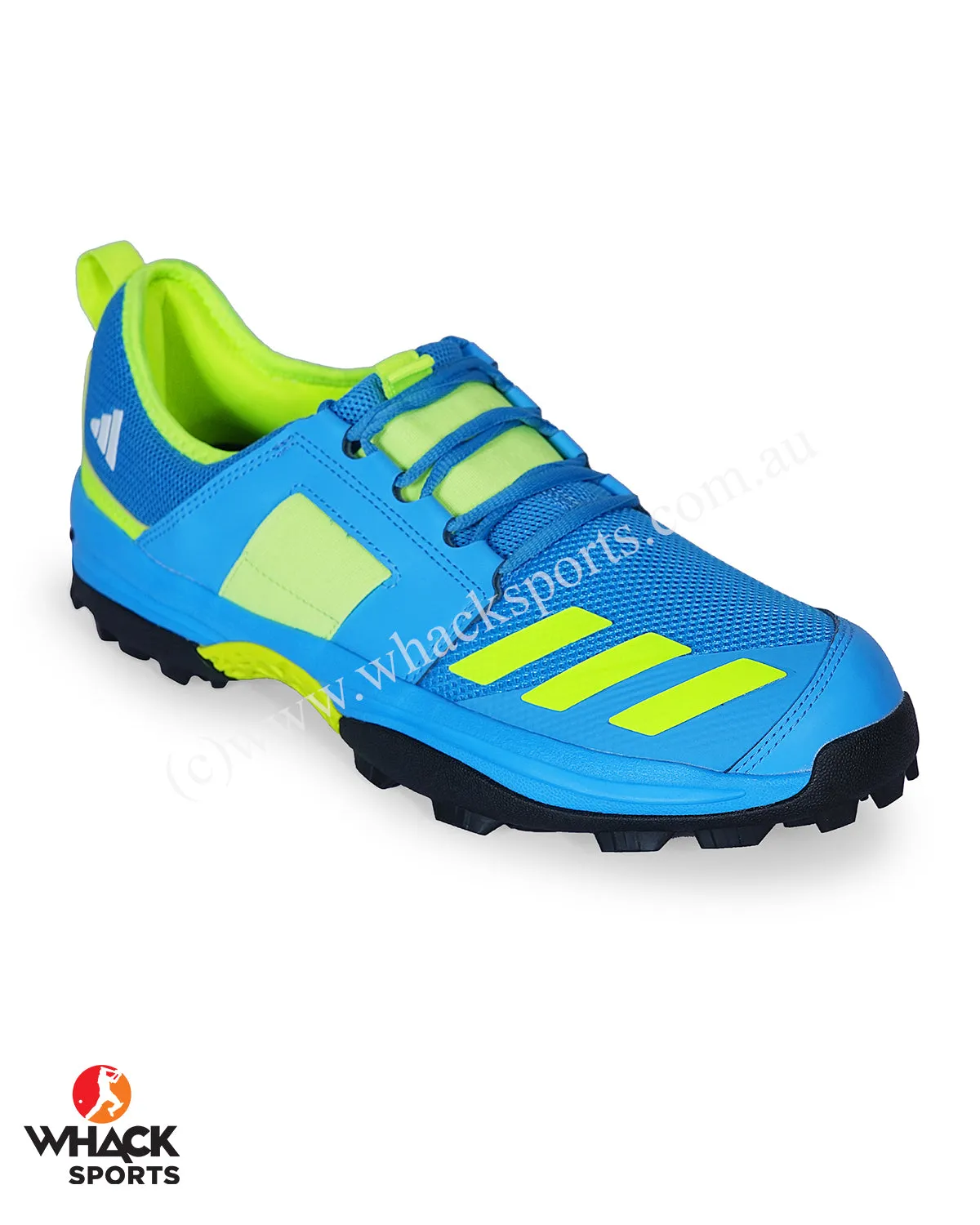 Adidas Cricup 21 - Rubber Cricket Shoes - Blue/Green