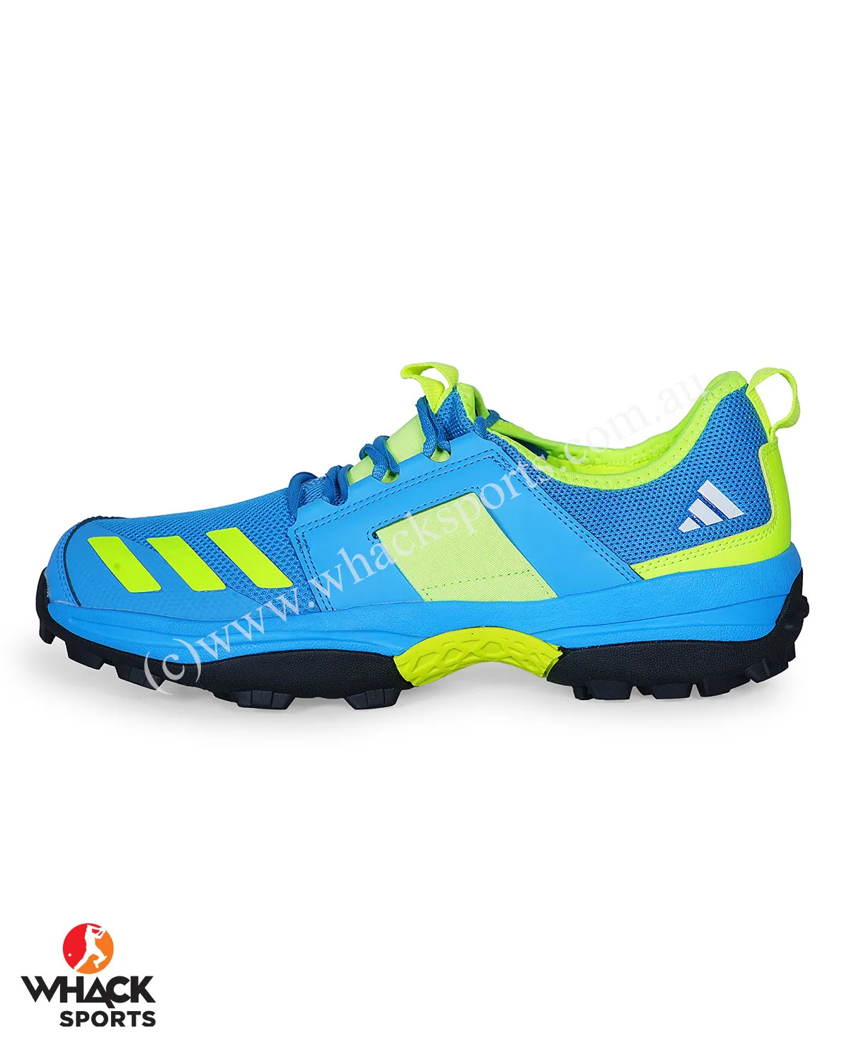 Adidas Cricup 21 - Rubber Cricket Shoes - Blue/Green