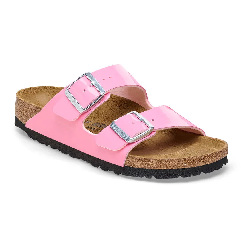 BIRKENSTOCK ARIZONA PATENT CANDY PINK