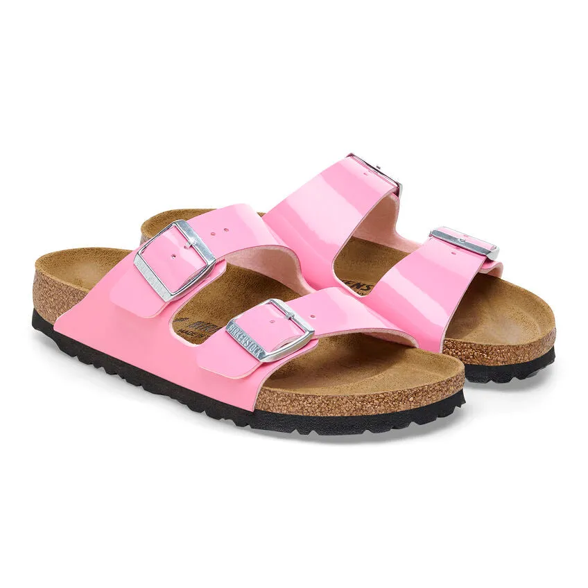 BIRKENSTOCK ARIZONA PATENT CANDY PINK