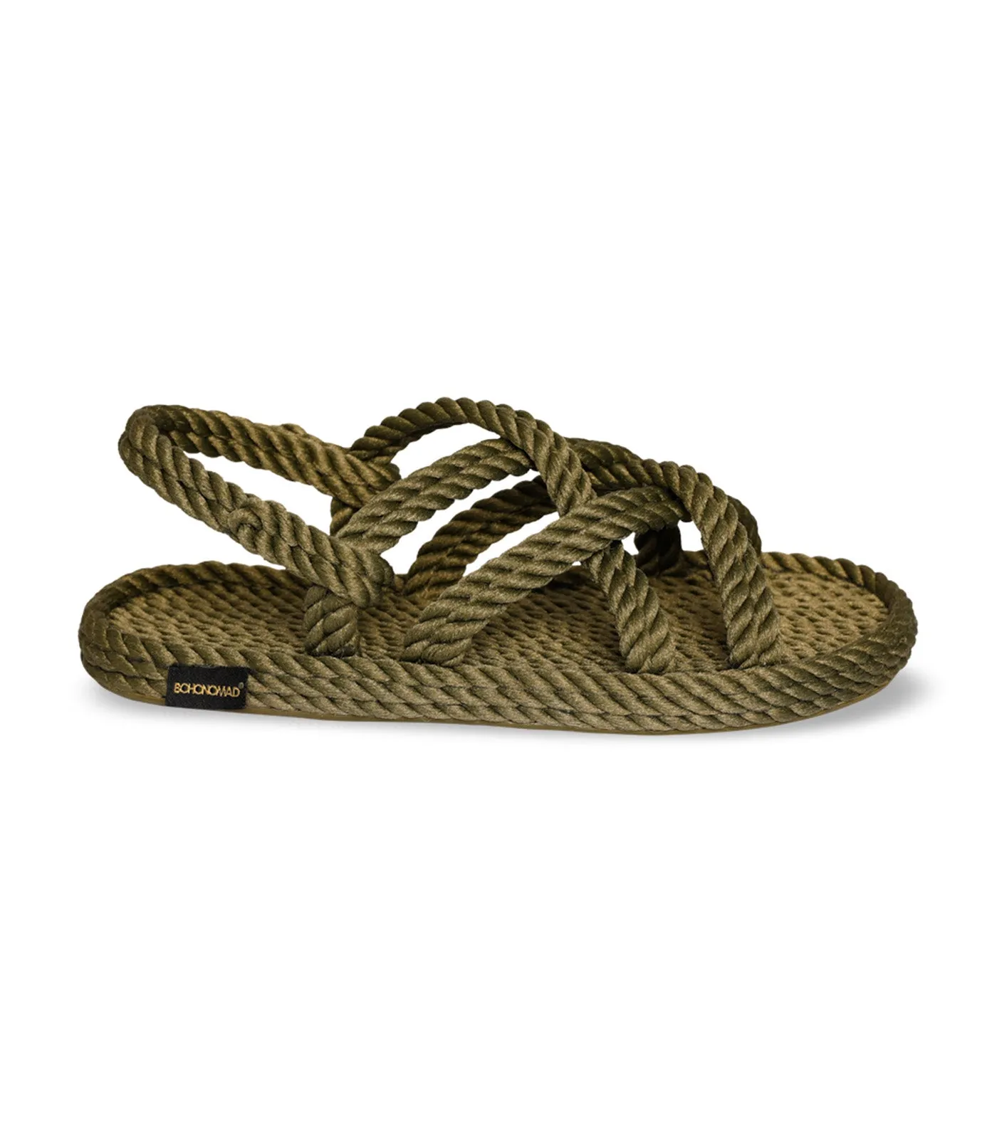 Bodrum Rope Sandals Khaki