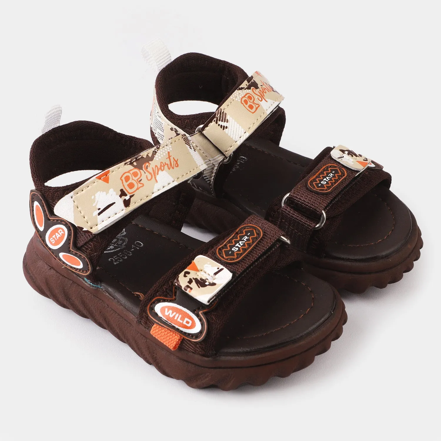 Boys Sandal 2556-10-BROWN