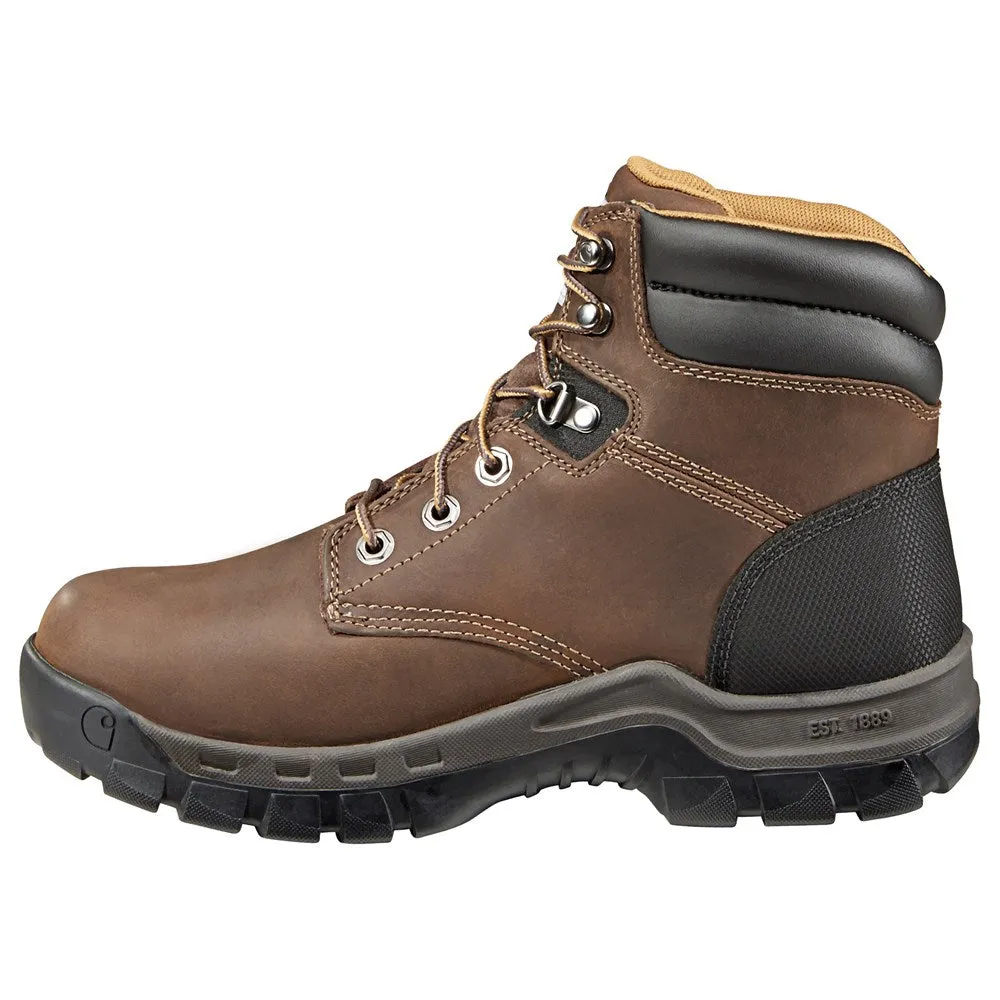 Carhartt Men's Rugged Flex 6" Work Boot with Medium/Wide Composite Toe ,  brown