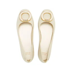 Colin Zion Flat Ballerinas White