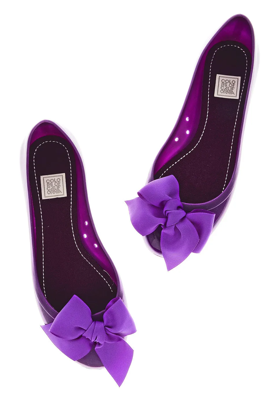 COLORS OF CALIFORNIA CHIC IN THE CITY Purple Ballerinas