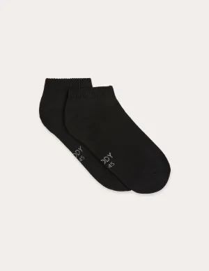 Cushioned Ankle Socks - Black