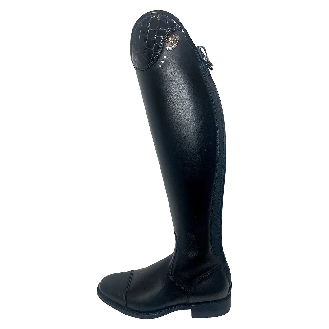 De Niro Smooth Salentino Riding Boots with Black Lucidi Top