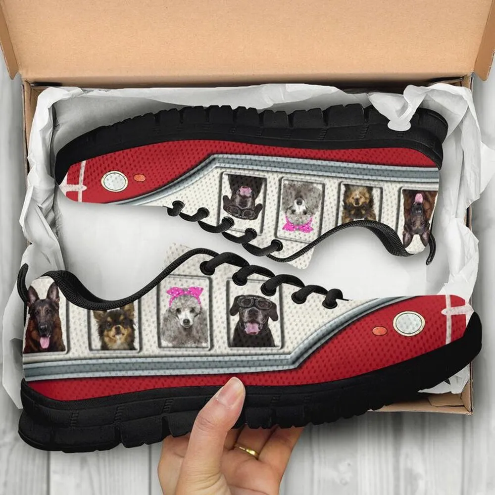 Dog Sneaker, Dogs Retro Car Sneakers, Dog Shoes