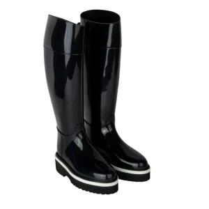 Furla Women's Rainbow Rain Boot - Black