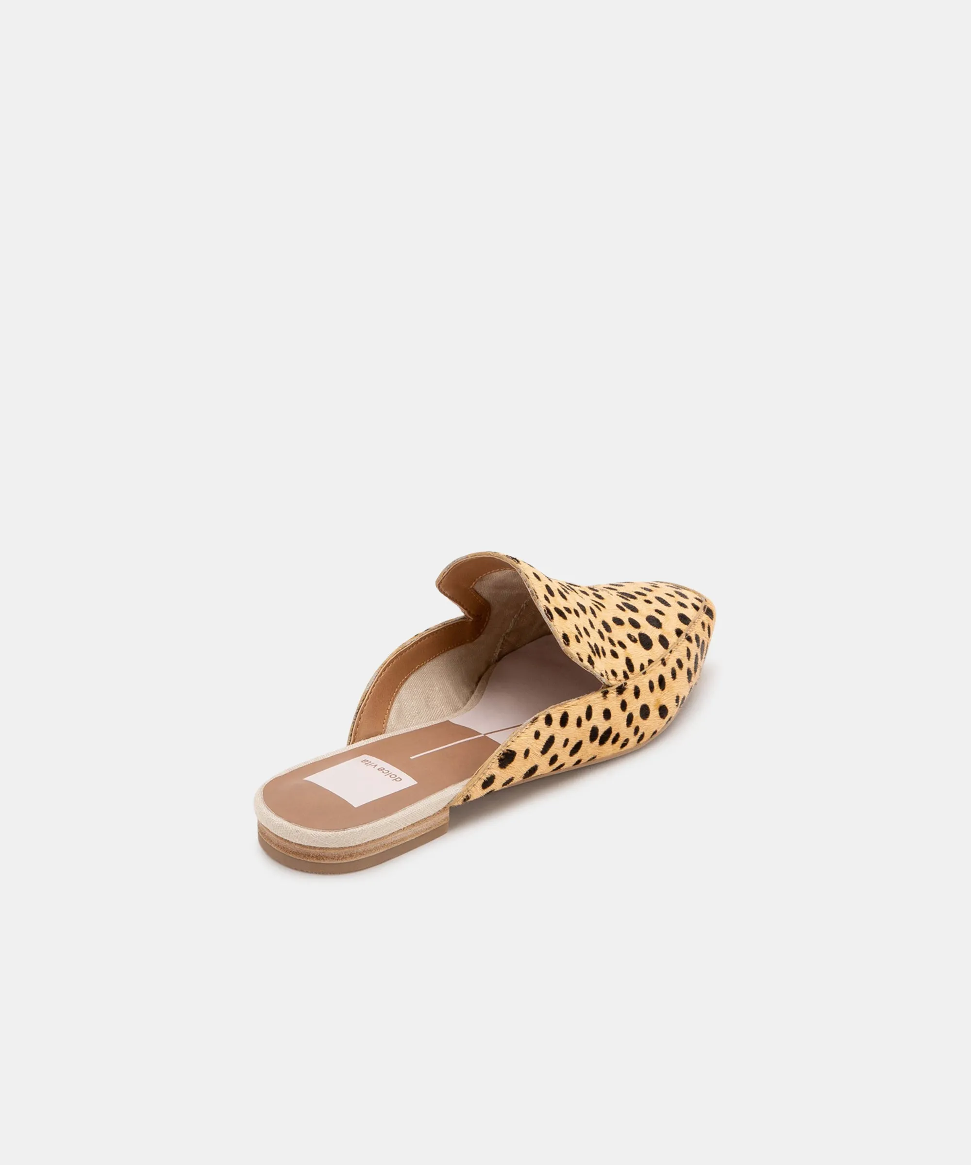 HALEE FLATS IN LEOPARD CALF HAIR - re:vita