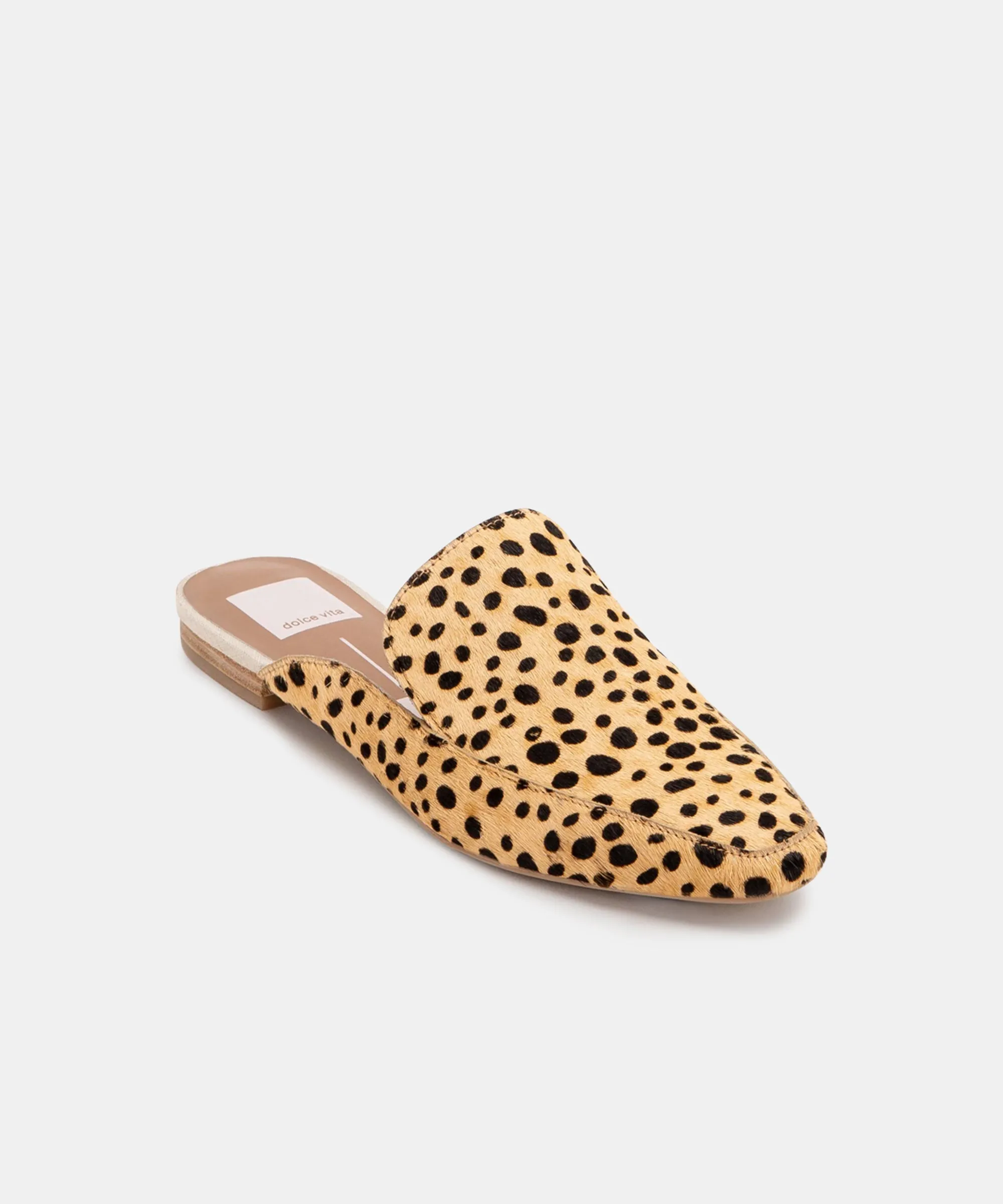 HALEE FLATS IN LEOPARD CALF HAIR - re:vita