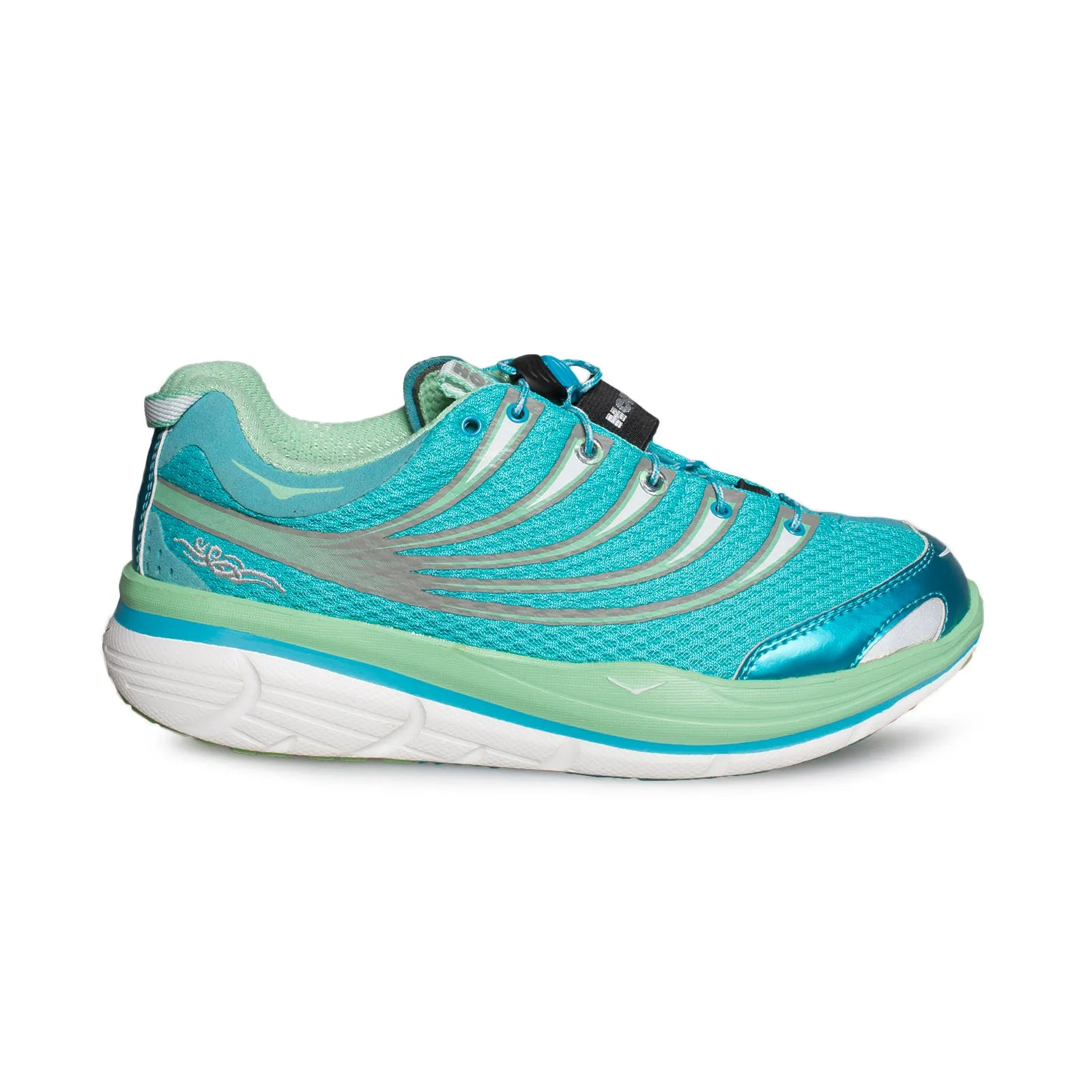 HOKA Kailua Tarmac Aqua / Green / White Shoes - Women's