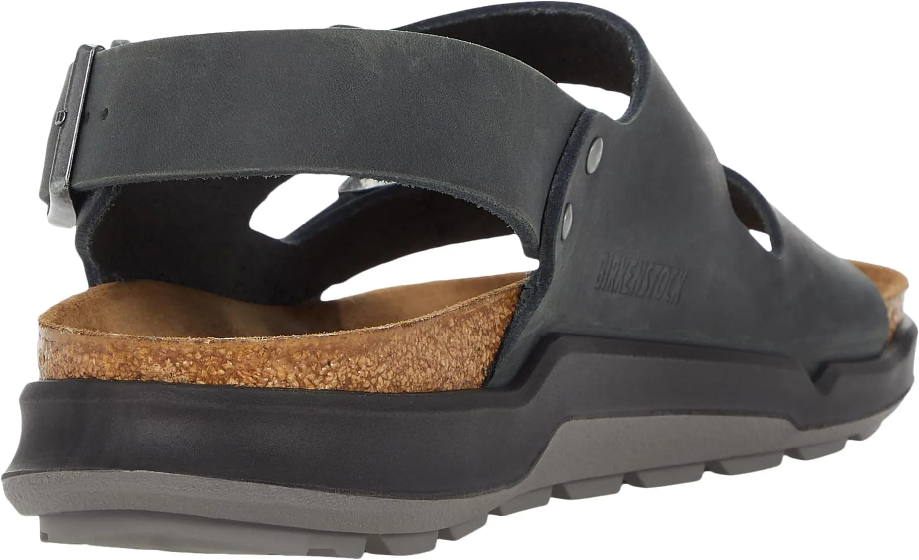 Milano Rugged Sandals (Men) Birkenstock in Black Oiled Leather