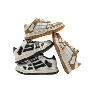 MOF Kids skeleton leather sneakers