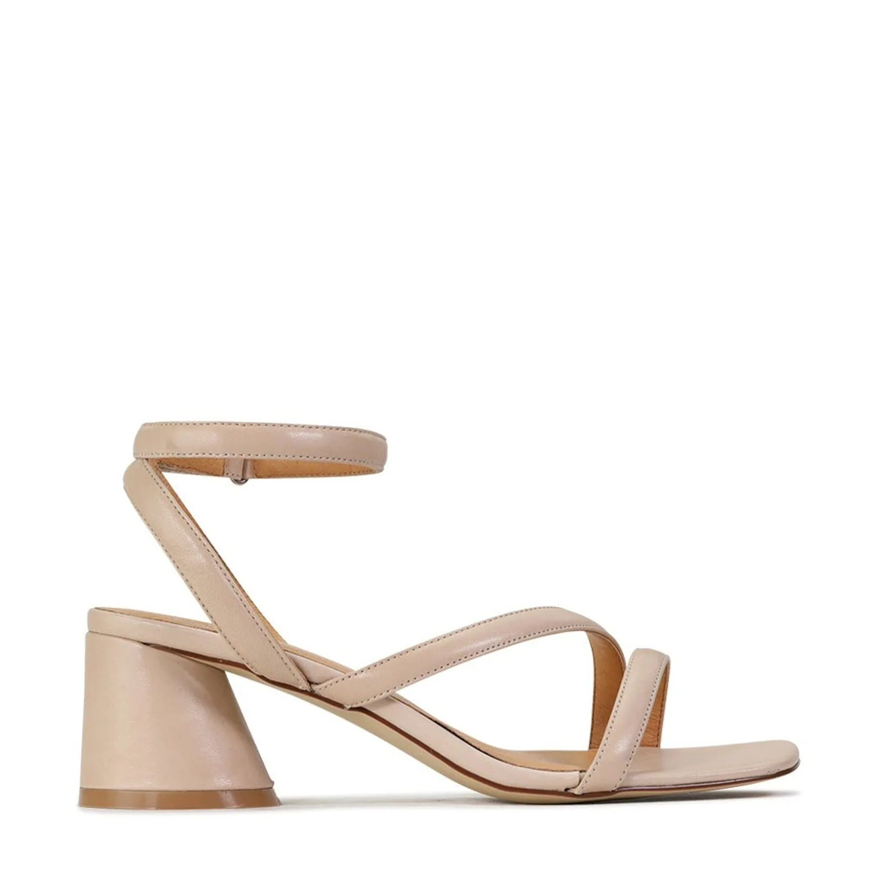 PETRICIA BLOCK HEEL SANDAL LEATHER