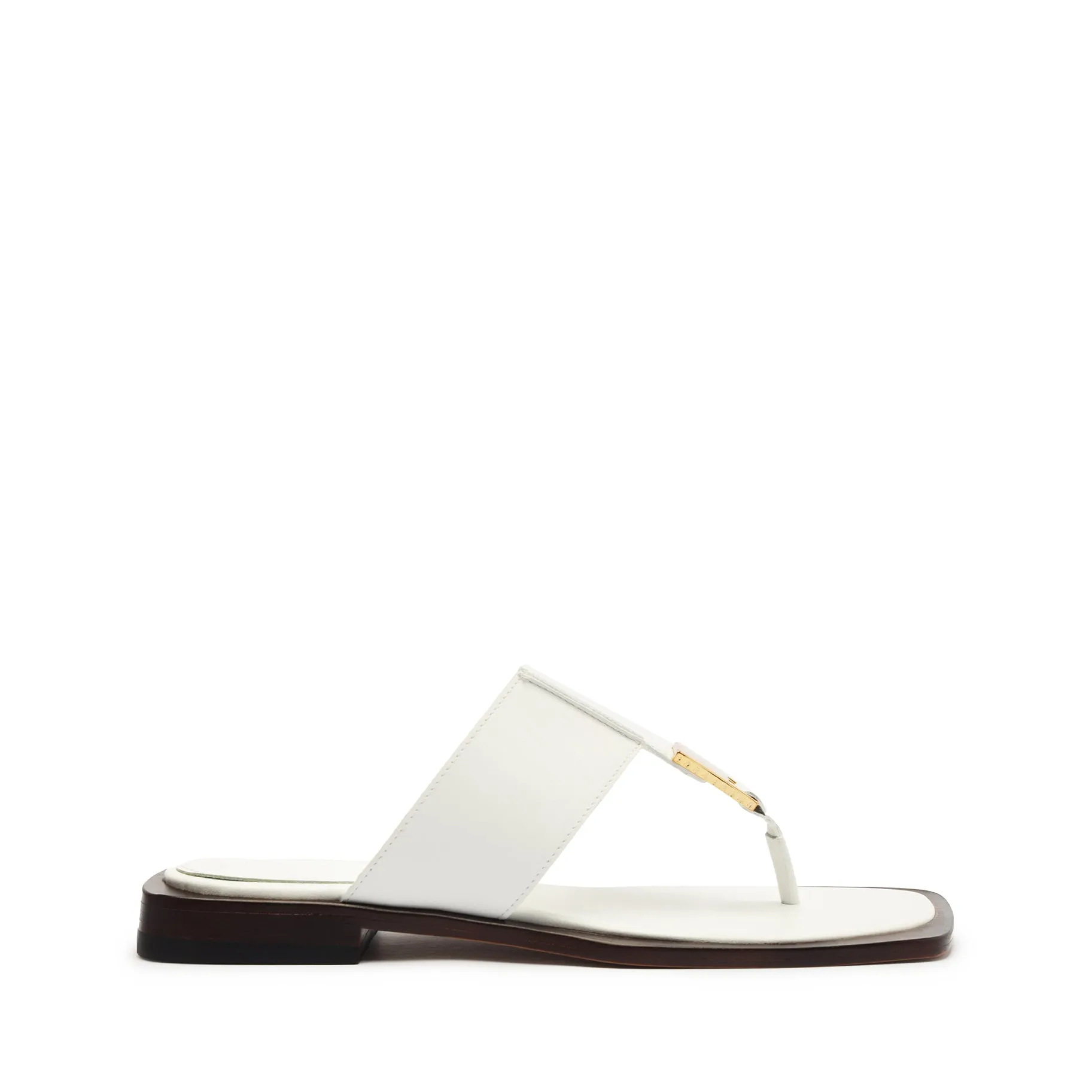 Salma Leather Flat Sandal