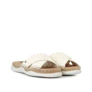 SAM EDELMAN - Jovie Sandal in White Woven