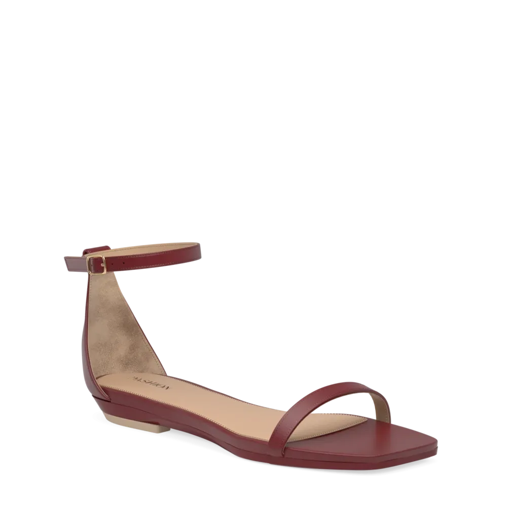 The Gigi - Merlot Leather 3 Block