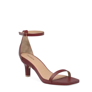 The Gigi - Merlot Leather 3 Stiletto