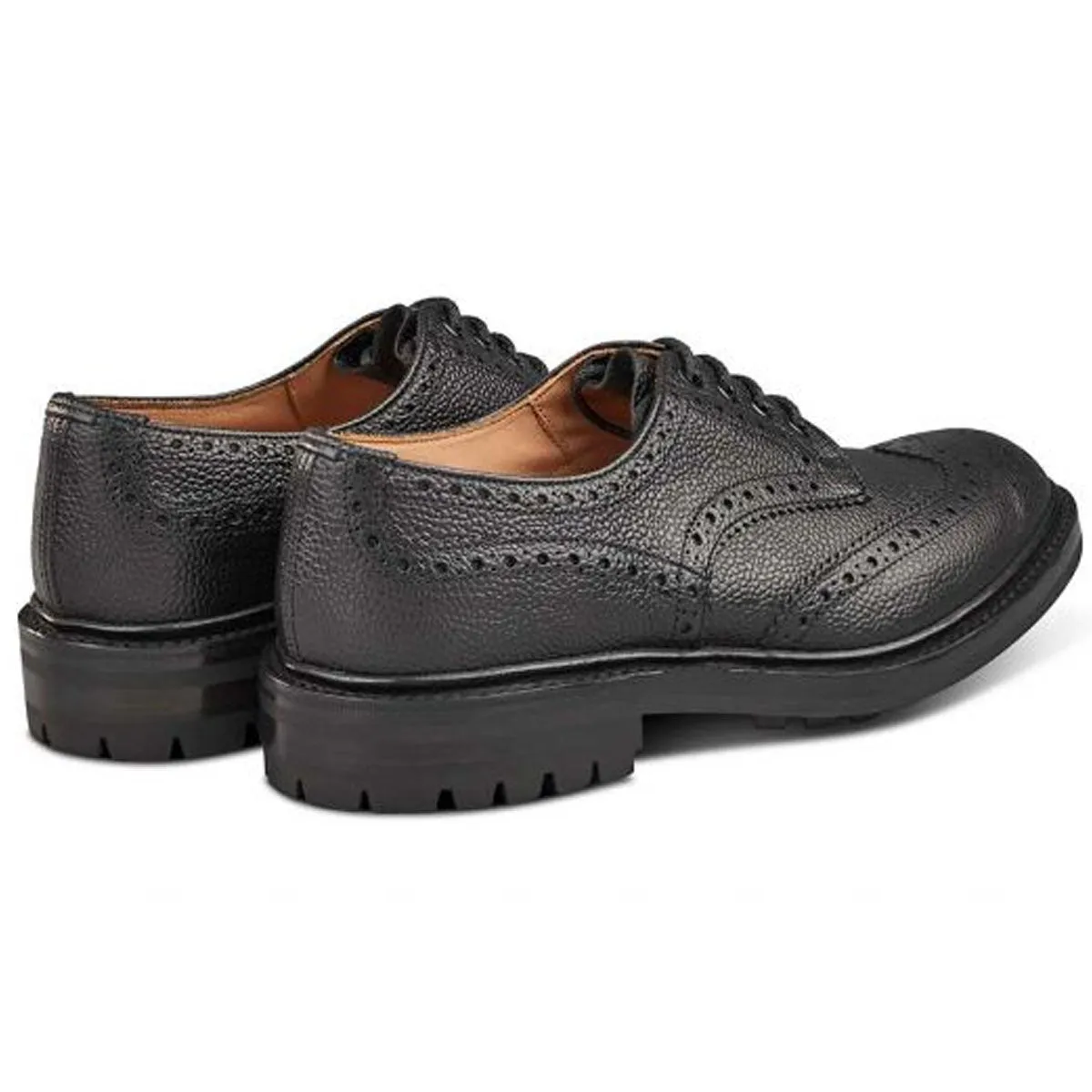 TRICKER'S Ilkley Shoes - Mens - Black Scotch Grain