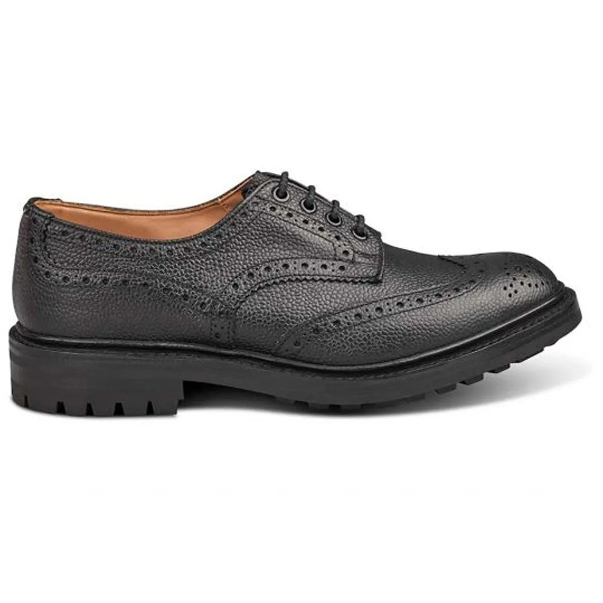 TRICKER'S Ilkley Shoes - Mens - Black Scotch Grain