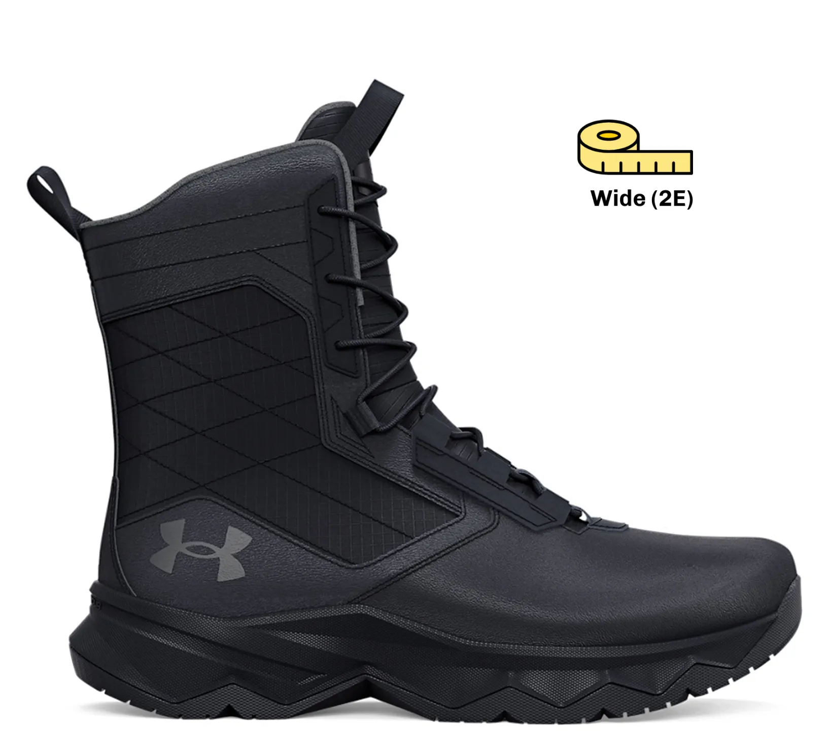 Under Armour Stellar G2 Wide (2E) 8" Black Tactical Boots