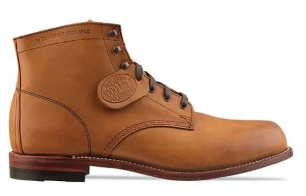 Wolverine 1000 Mile Men's Plain Toe Rugged Boot